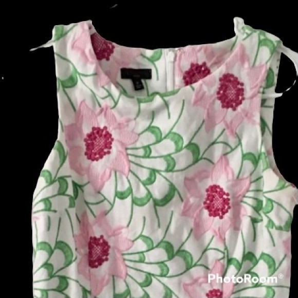 πHPπ TALBOTS Embroidered Floral Sheath π (EUC) - Picture 5 of 16